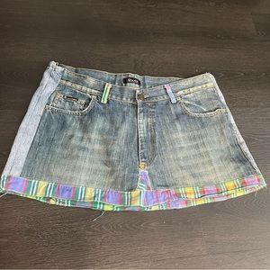 Dolce & Gabbana Denim Skirt Size 33 Waist 34 Length